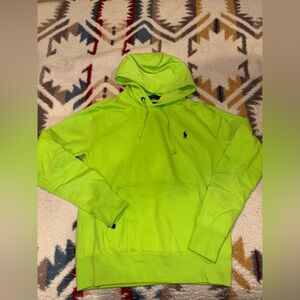 Polo by Ralph Lauren Men's Neon Green Hoodie